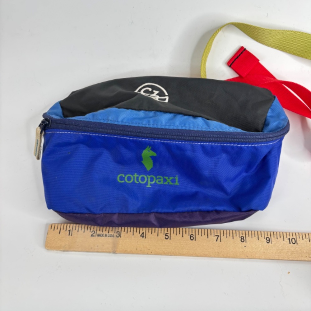 Cotopaxi Bataan Fanny Pack Del Dia Belt Bag Travel Cobalt Blue Colorblock Hiking - Picture 5 of 7